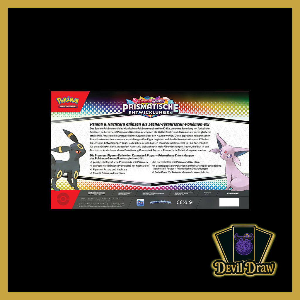 Pokémon Prismatische Entwicklungen Premium Figure Box (DE)