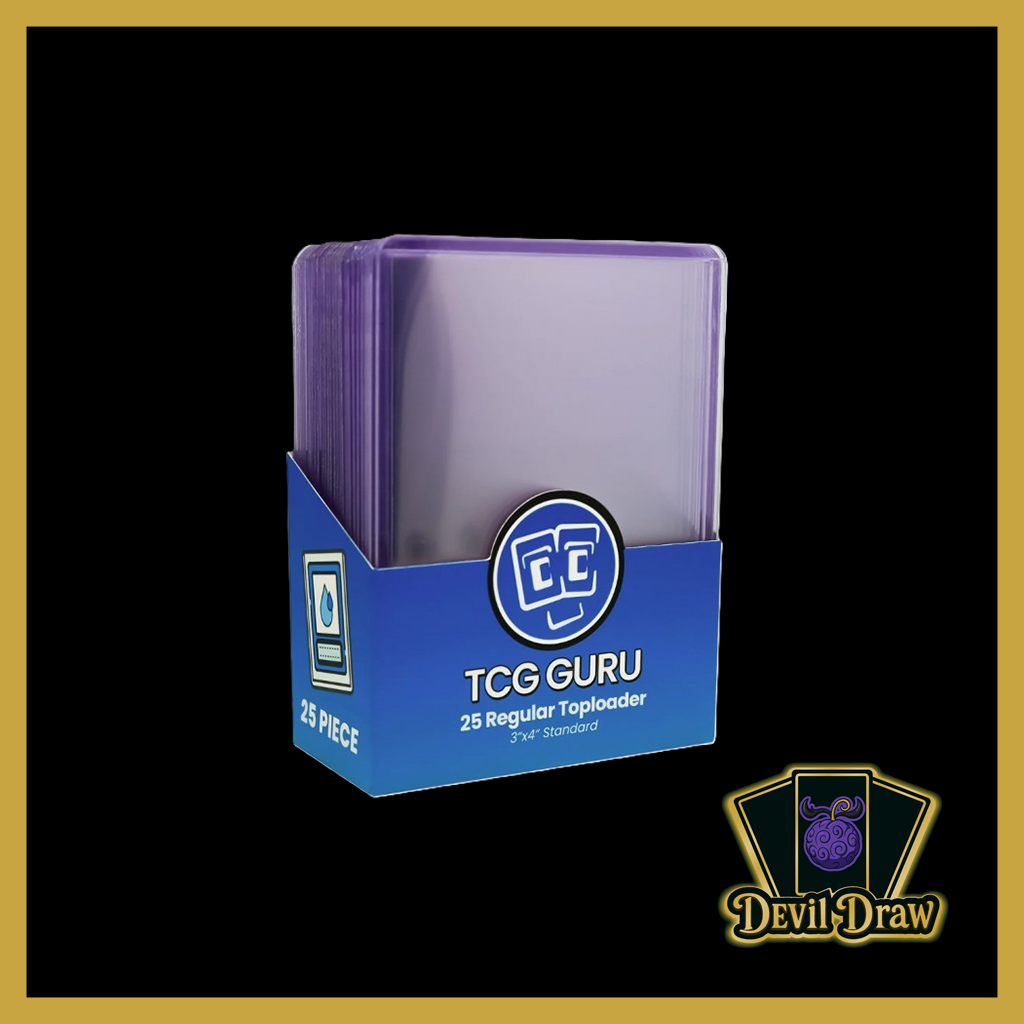 TCG Guru Regular Toploader 3" x 4" (25 ct.)
