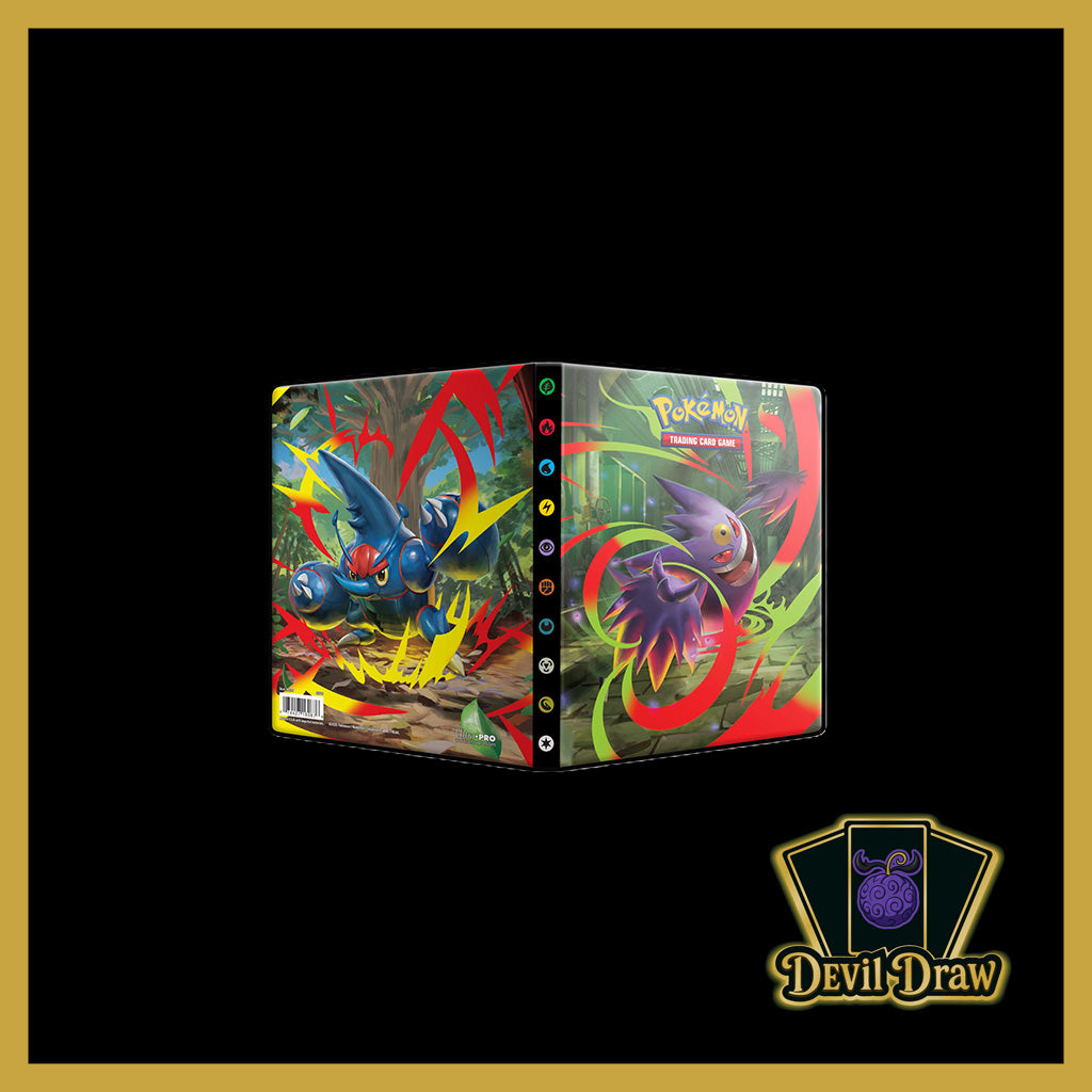 Ultra PRO Mega Evolution Phantasmal Flames 4-Pocket Portfolio for Pokémon