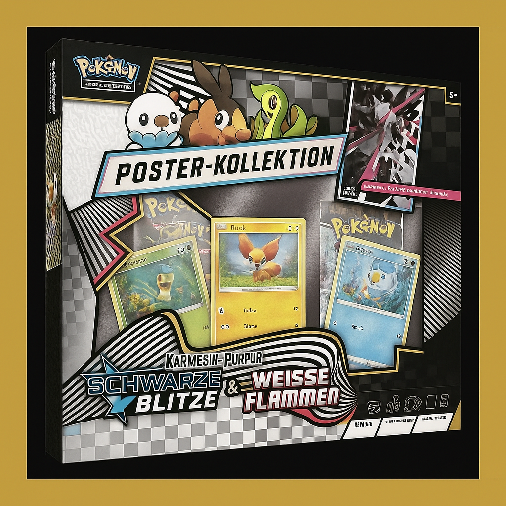 Pokémon Schwarze Blitze & Weiße Flammen Poster Kollektion (DE)
