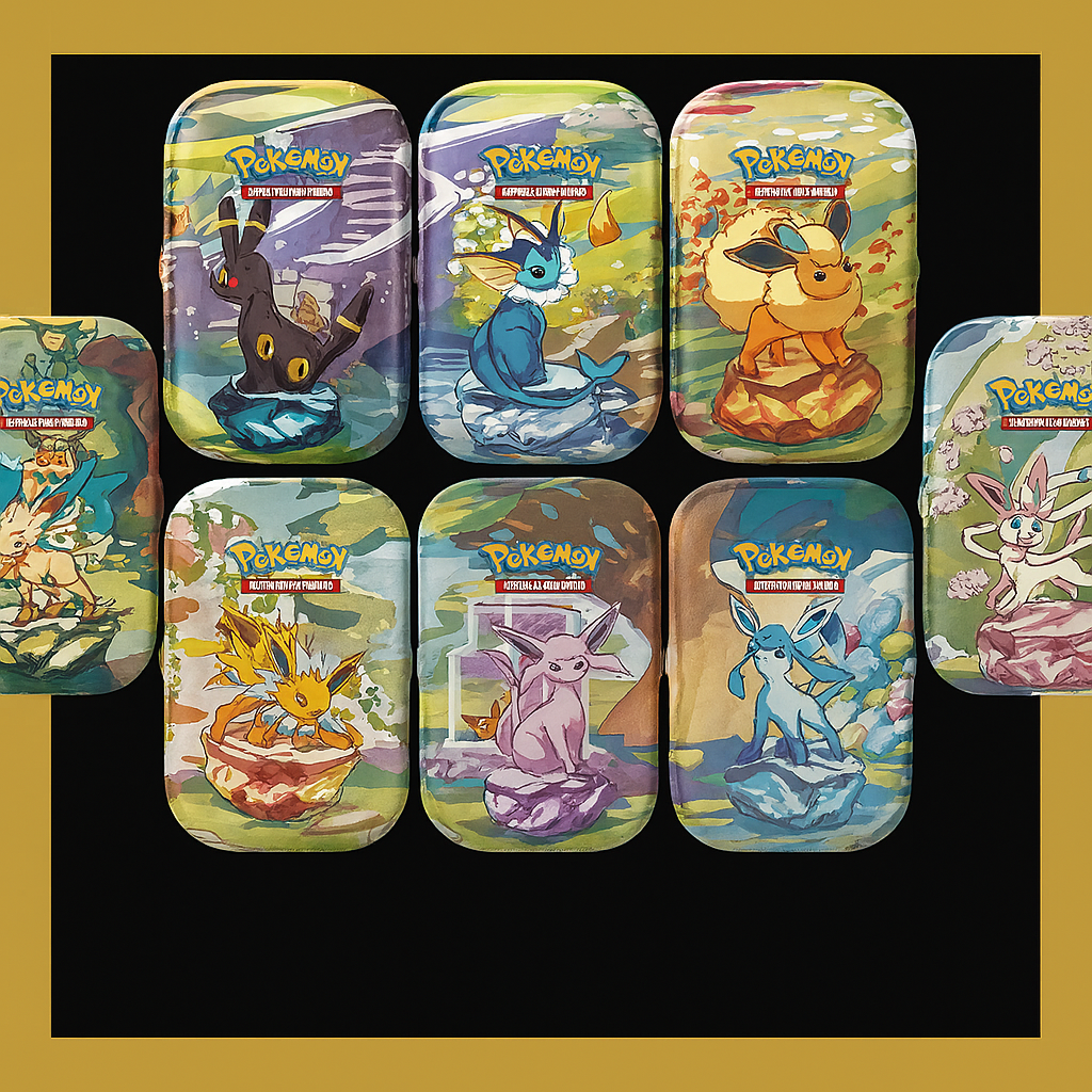 Pokémon Mini Tin – Prismatische Entwicklungen (DE) (zufälliges Design)