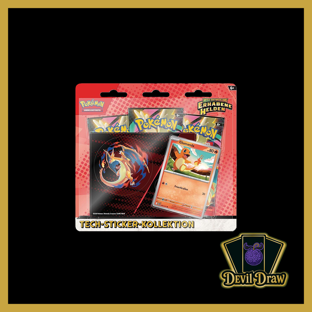 Pokémon Erhabene Helden Tech Sticker (Deutsch)