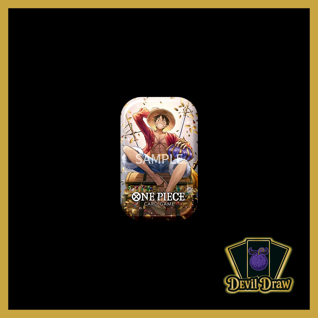 Das Tin Pack Set Vol. 2 [TS-02] ist ein offizielles Produkt des One Piece Card Game und ideal für Sammler, Spieler und Neueinsteiger. Die hochwertige Metall-Tin enthält 2 Boosterpacks aus OP-13 sowie 1 exklusive Promokarte, die nur in diesem Set erhältlich ist.

🔥 Inhalt:
2× Booster Pack OP-13

1× Promokarte (zufällig, 1 von 3 Motiven)

⭐ Mögliche Promokarten:
Monkey D. Luffy (P-075)

Portgas D. Ace (P-074)

Sabo (P-073)