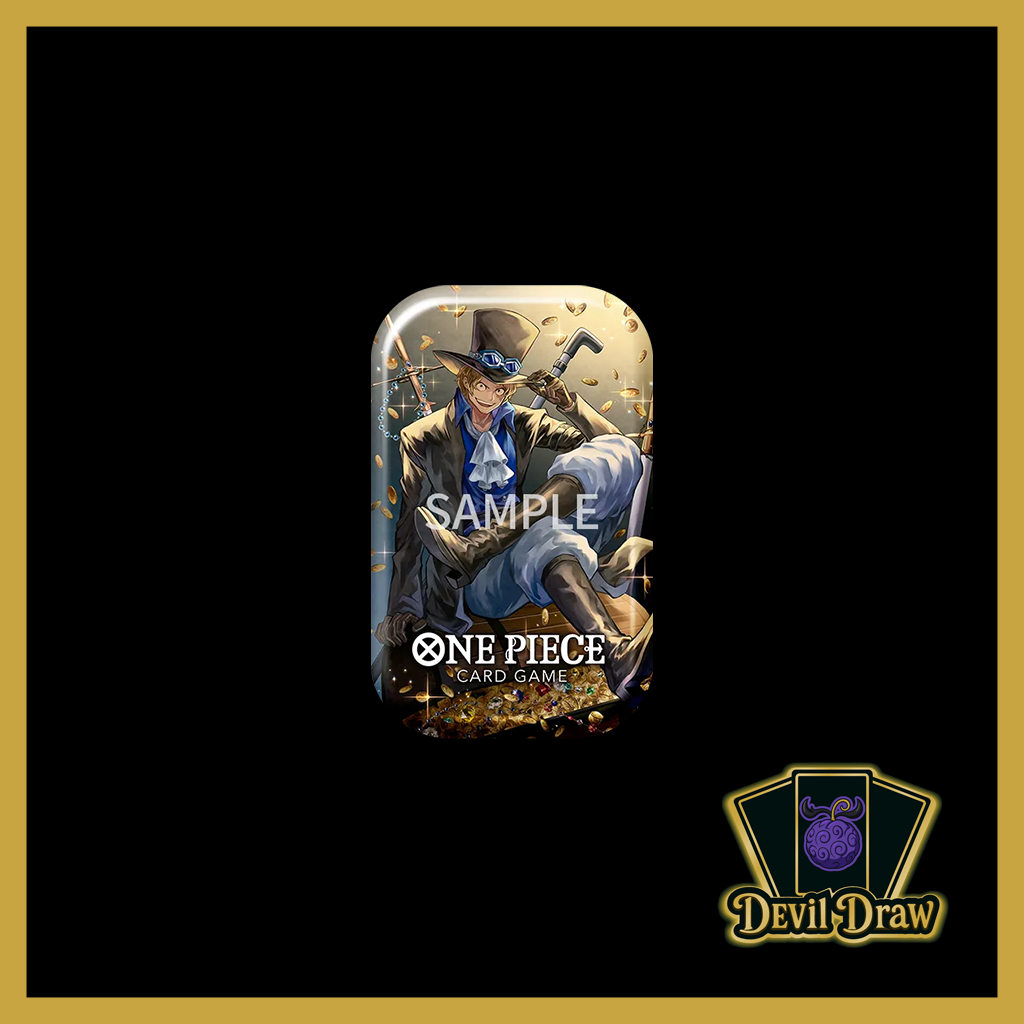 Das Tin Pack Set Vol. 2 [TS-02] ist ein offizielles Produkt des One Piece Card Game und ideal für Sammler, Spieler und Neueinsteiger. Die hochwertige Metall-Tin enthält 2 Boosterpacks aus OP-13 sowie 1 exklusive Promokarte, die nur in diesem Set erhältlich ist.

🔥 Inhalt:
2× Booster Pack OP-13

1× Promokarte (zufällig, 1 von 3 Motiven)

⭐ Mögliche Promokarten:
Monkey D. Luffy (P-075)

Portgas D. Ace (P-074)

Sabo (P-073)