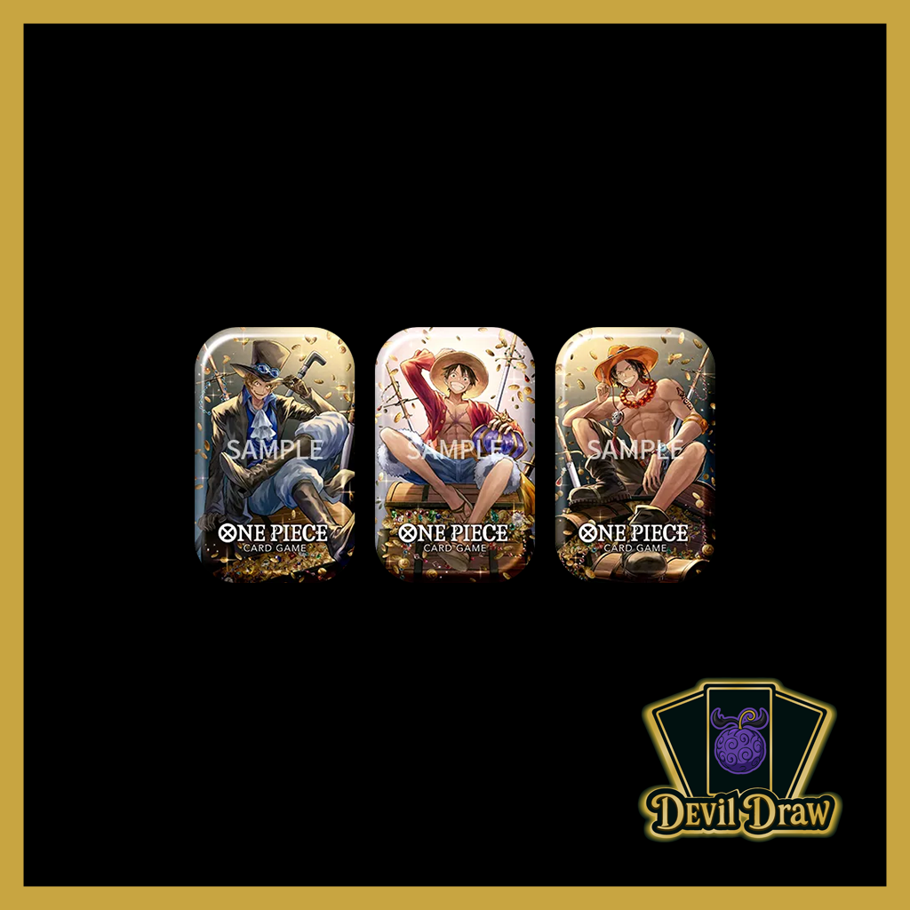 Das Tin Pack Set Vol. 2 [TS-02] ist ein offizielles Produkt des One Piece Card Game und ideal für Sammler, Spieler und Neueinsteiger. Die hochwertige Metall-Tin enthält 2 Boosterpacks aus OP-13 sowie 1 exklusive Promokarte, die nur in diesem Set erhältlich ist.

🔥 Inhalt:
2× Booster Pack OP-13

1× Promokarte (zufällig, 1 von 3 Motiven)

⭐ Mögliche Promokarten:
Monkey D. Luffy (P-075)

Portgas D. Ace (P-074)

Sabo (P-073)

📦 Produktdetails:
Set: Tin Pack Set Vol. 2 [TS-02]

Anzahl Varianten: 3 Promokarten
