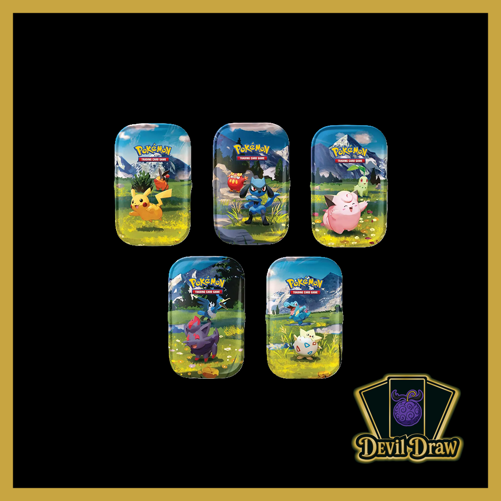 Die Pokémon Ascended Heroes Mini-Tin entführt dich in die Erweiterung Mega Evolution – Erhabene Helden und feiert die große Rückkehr der Mega-Entwicklungen. Freue dich auf mächtige Mega-Pokémon-ex wie Mega-Dragoran-ex, beeindruckende Stellar-Tera-Pokémon-ex und spektakuläre Spezialillustrationen.