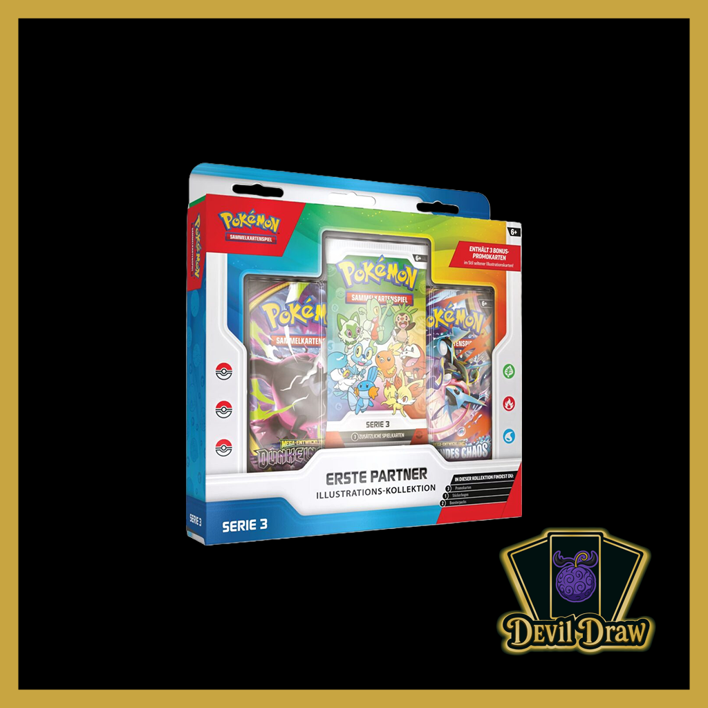 Pokémon Erste Partner Illustrations-Kollektion Serie 3 (Deutsch)