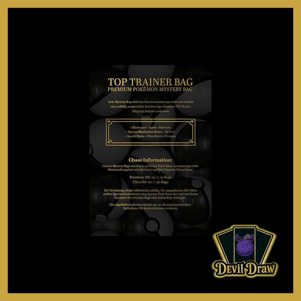Top Trainer Bag – Premium Pokémon Mystery Bag