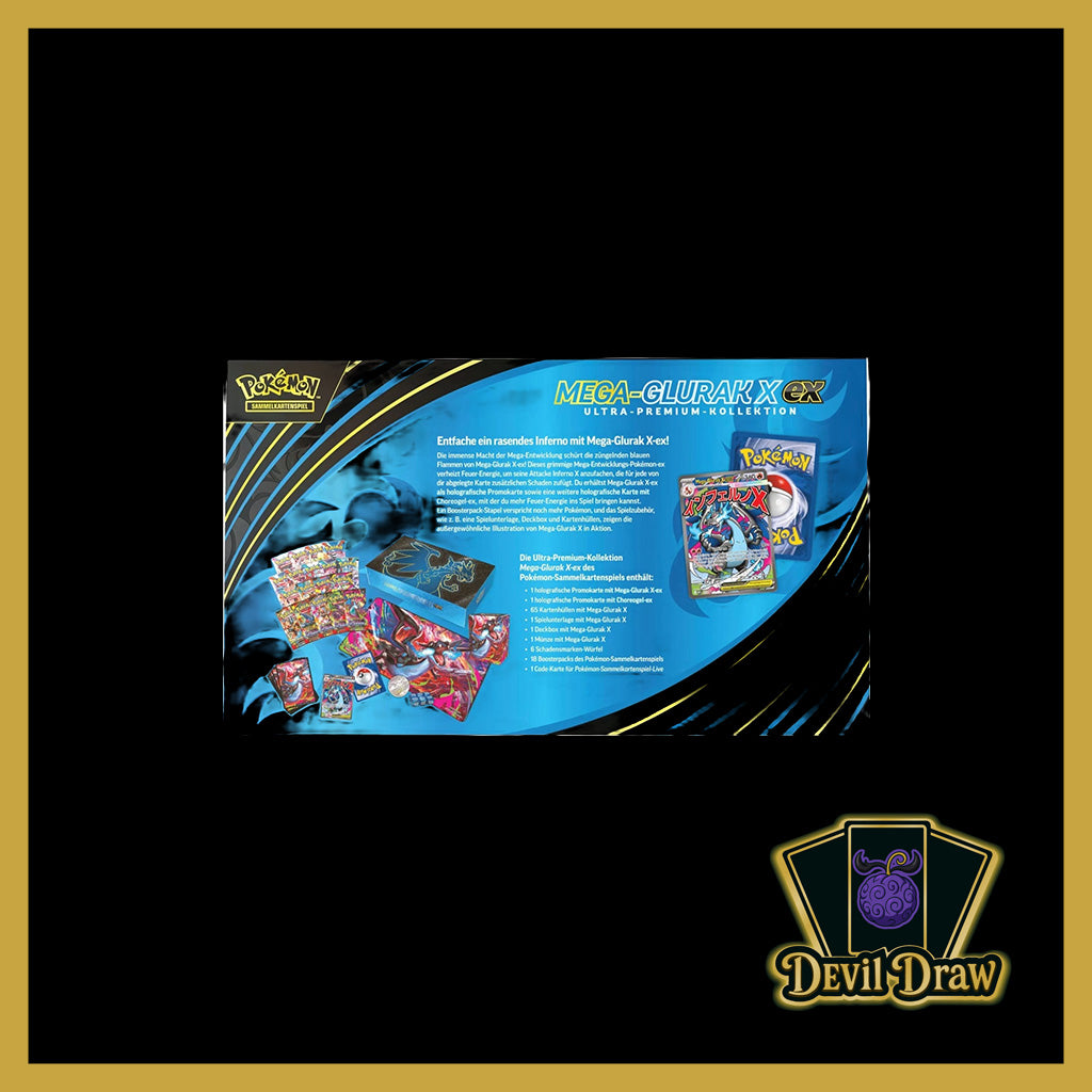 Pokémon Mega Glurak x Ex Ultra Premium Kollektion